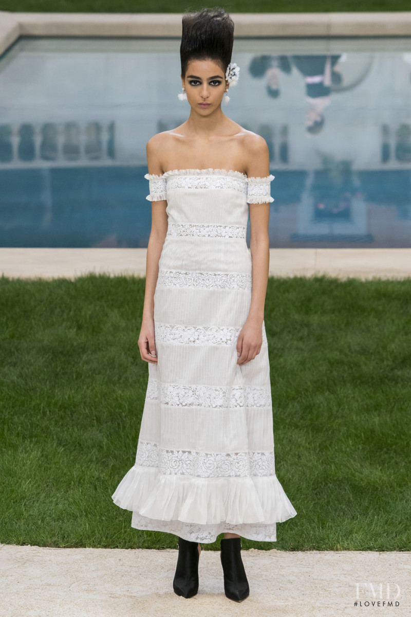 Nora Attal featured in  the Chanel Haute Couture fashion show for Spring/Summer 2019