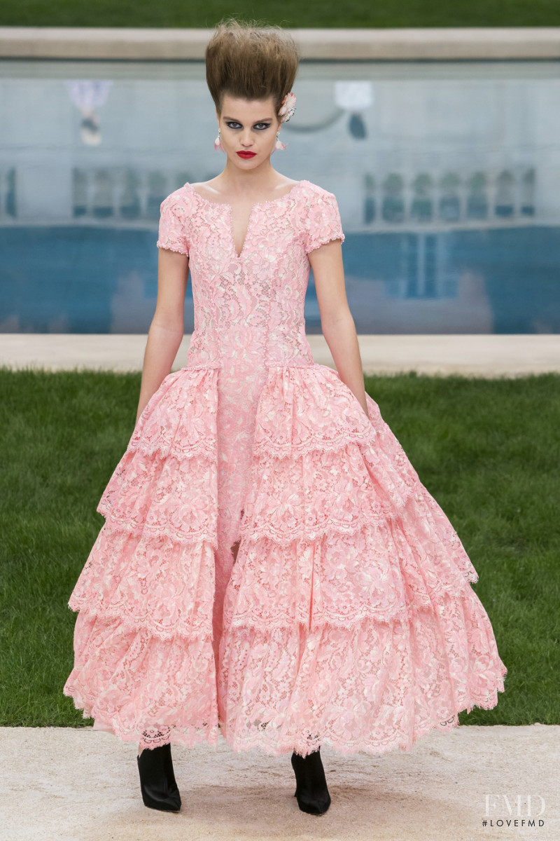 Luna Bijl featured in  the Chanel Haute Couture fashion show for Spring/Summer 2019