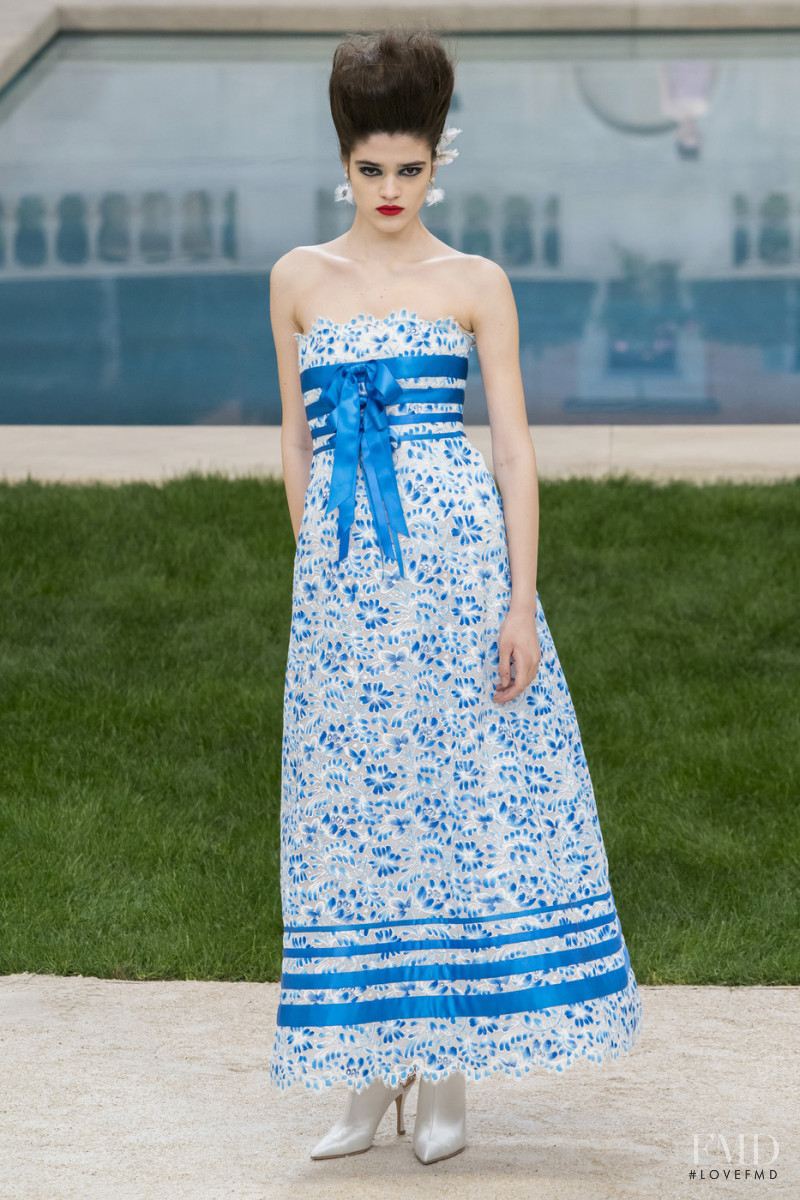 Alexandra Maria Micu featured in  the Chanel Haute Couture fashion show for Spring/Summer 2019