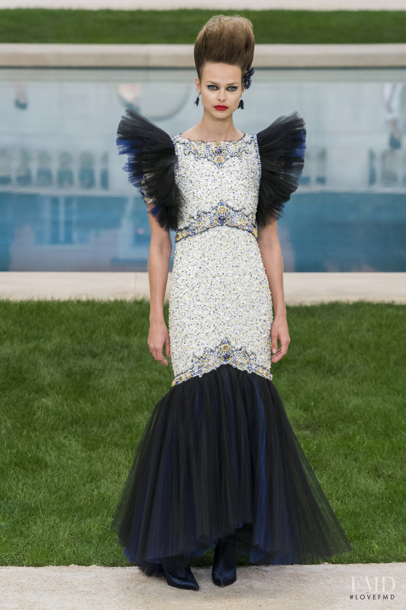 Birgit Kos featured in  the Chanel Haute Couture fashion show for Spring/Summer 2019
