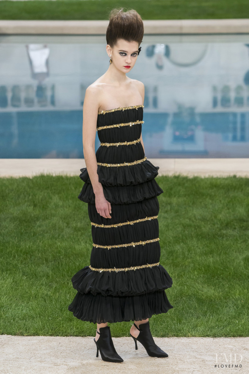 Yuliia Ratner featured in  the Chanel Haute Couture fashion show for Spring/Summer 2019