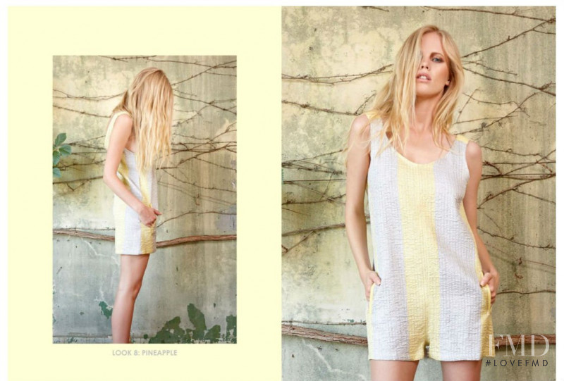 Anna Albrekht featured in  the Lentejita lookbook for Spring/Summer 2015