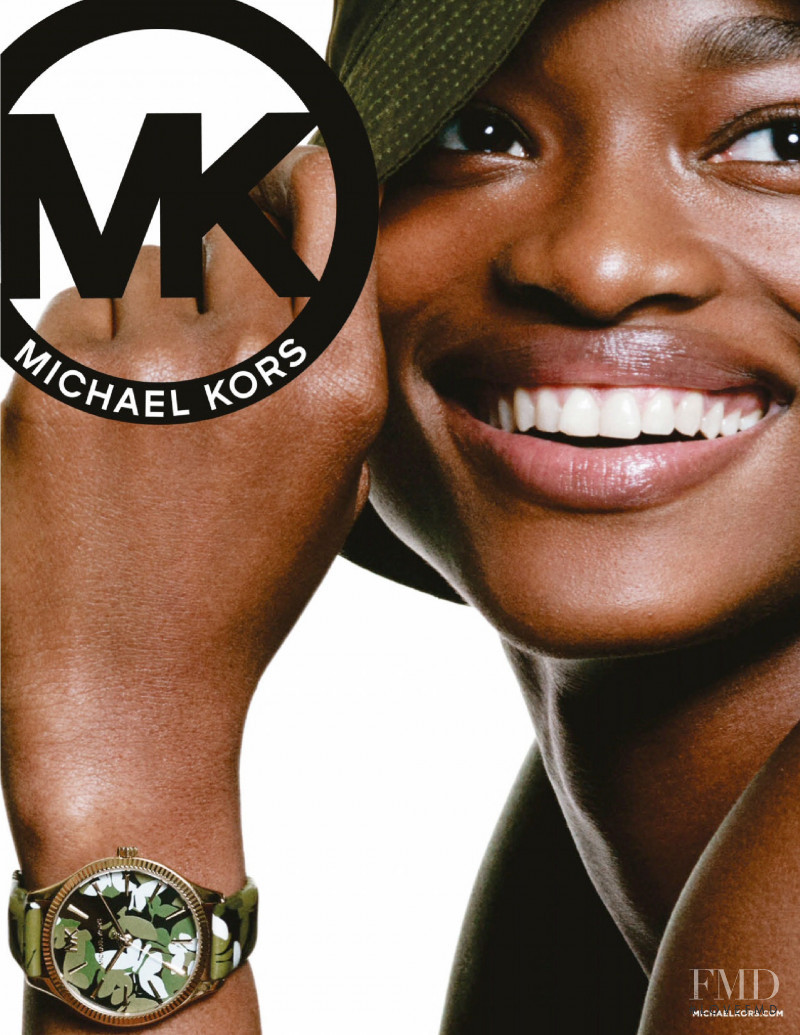 Mayowa Nicholas featured in  the Michael Kors Collection Michael Kors Spring 2019 advertisement for Spring/Summer 2019