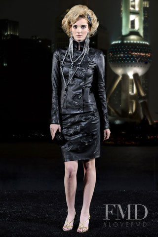 Denisa Dvorakova featured in  the Chanel fashion show for Pre-Fall 2010