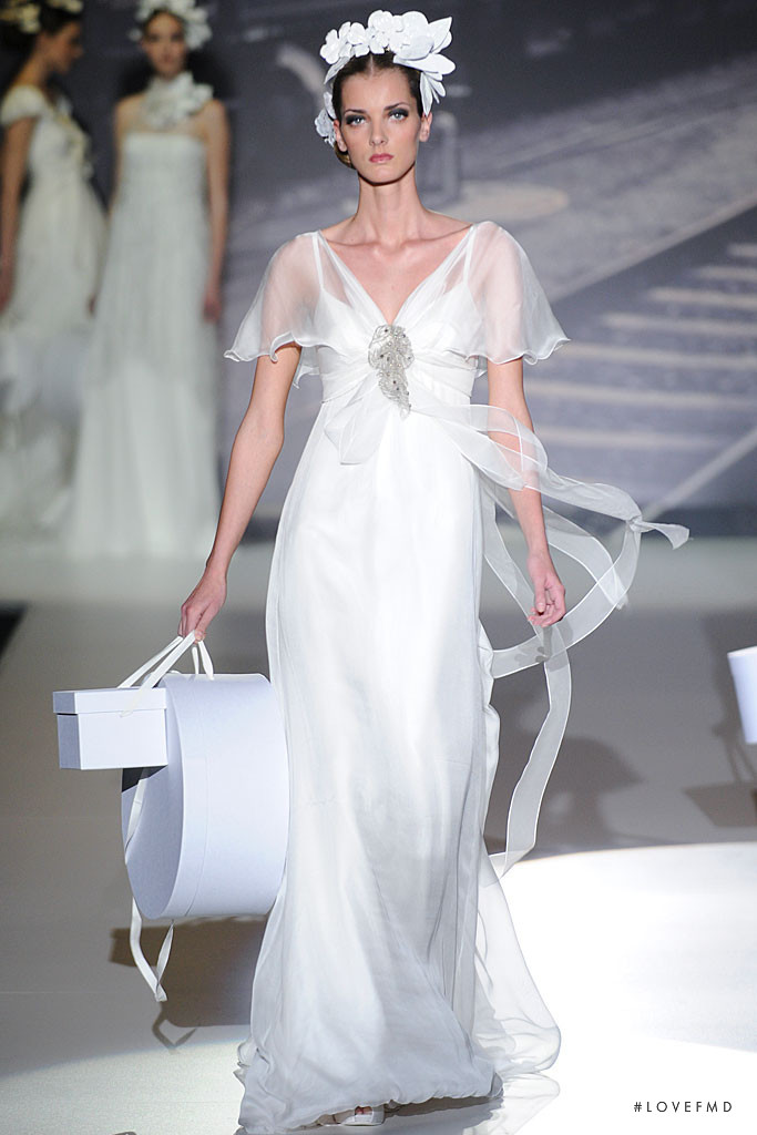 Denisa Dvorakova featured in  the Jesus Peiro fashion show for Spring/Summer 2012