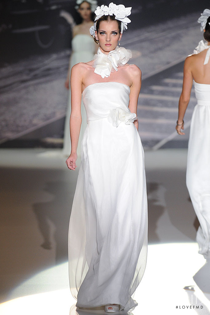 Denisa Dvorakova featured in  the Jesus Peiro fashion show for Spring/Summer 2012