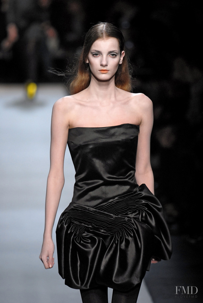 Denisa Dvorakova featured in  the Rue Du Mail by Martina Sitbon fashion show for Autumn/Winter 2007