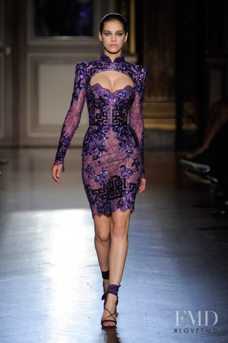 Samantha Gradoville featured in  the Zuhair Murad fashion show for Autumn/Winter 2011