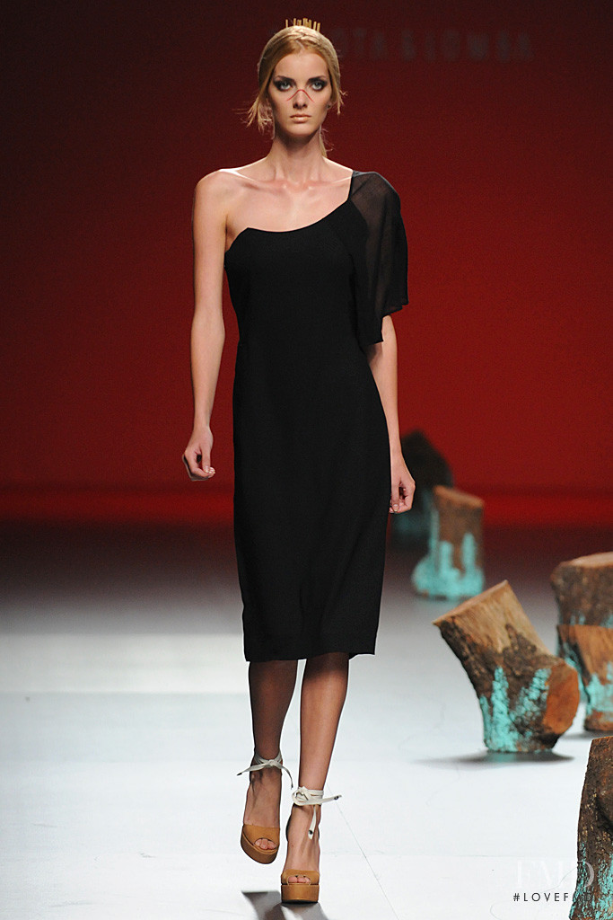 Denisa Dvorakova featured in  the Devota & Lomba fashion show for Spring/Summer 2012