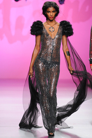 Sessilee Lopez featured in  the Francis Montesinos fashion show for Spring/Summer 2012