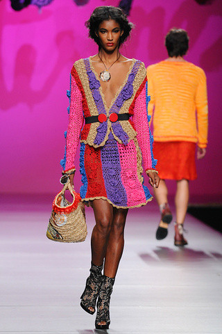 Sessilee Lopez featured in  the Francis Montesinos fashion show for Spring/Summer 2012