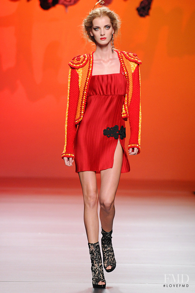 Denisa Dvorakova featured in  the Francis Montesinos fashion show for Spring/Summer 2012