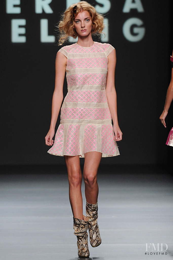 Denisa Dvorakova featured in  the Teresa Helbig fashion show for Spring/Summer 2012