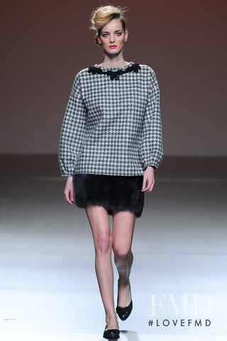 Denisa Dvorakova featured in  the Kina Fernandez fashion show for Autumn/Winter 2012