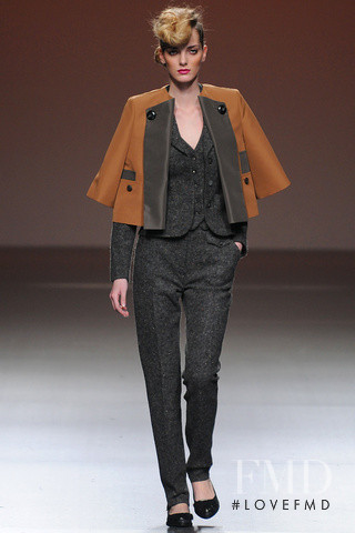 Denisa Dvorakova featured in  the Kina Fernandez fashion show for Autumn/Winter 2012