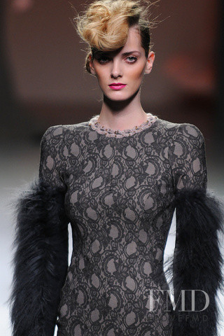 Denisa Dvorakova featured in  the Kina Fernandez fashion show for Autumn/Winter 2012