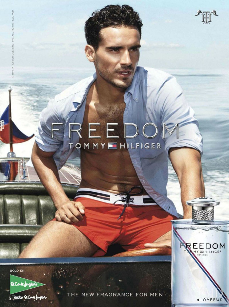 Arthur Kulkov featured in  the Tommy Hilfiger "Freedom" Fragrance advertisement for Autumn/Winter 2012