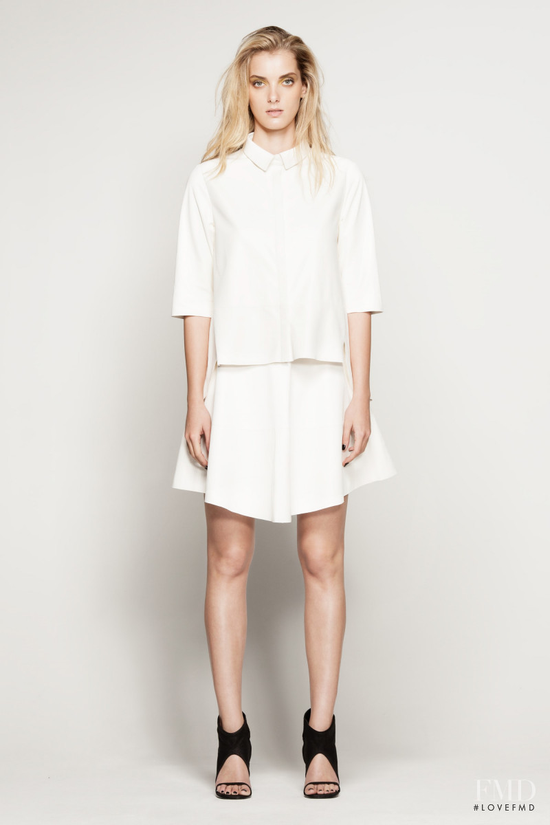 Denisa Dvorakova featured in  the Frank Remme lookbook for Resort 2015