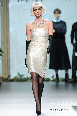 Denisa Dvorakova featured in  the Francis Montesinos fashion show for Autumn/Winter 2013