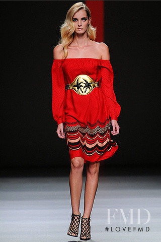 Denisa Dvorakova featured in  the Miguel Palacio fashion show for Spring/Summer 2013