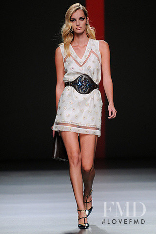 Denisa Dvorakova featured in  the Miguel Palacio fashion show for Spring/Summer 2013