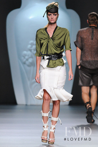 Denisa Dvorakova featured in  the Ana Locking fashion show for Spring/Summer 2013