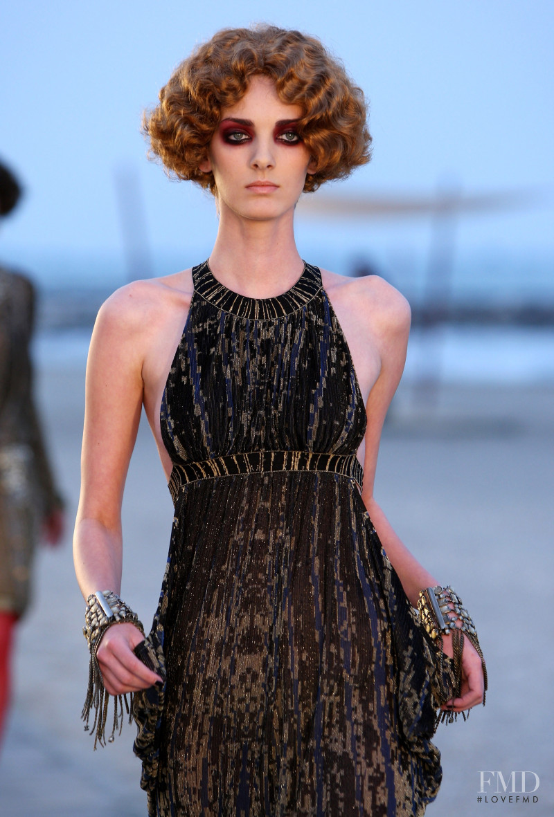 Denisa Dvorakova featured in  the Chanel fashion show for Cruise 2010