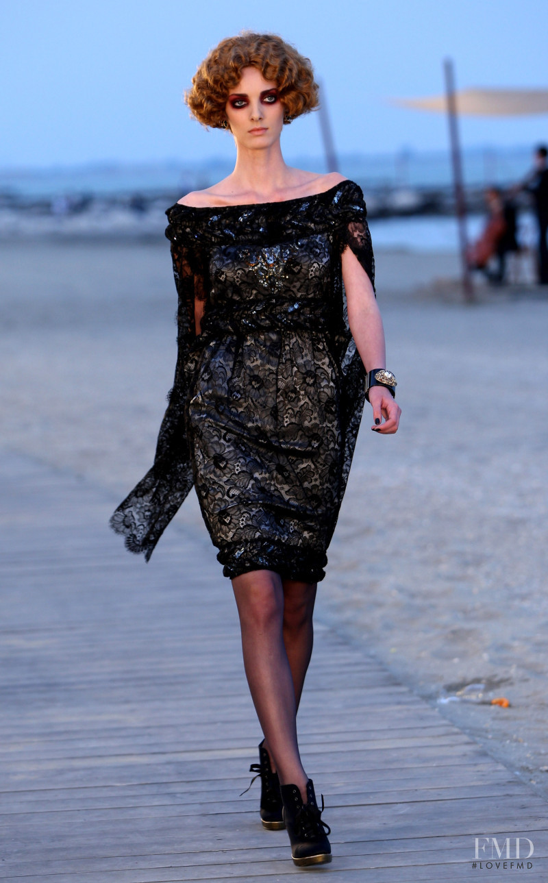 Denisa Dvorakova featured in  the Chanel fashion show for Cruise 2010