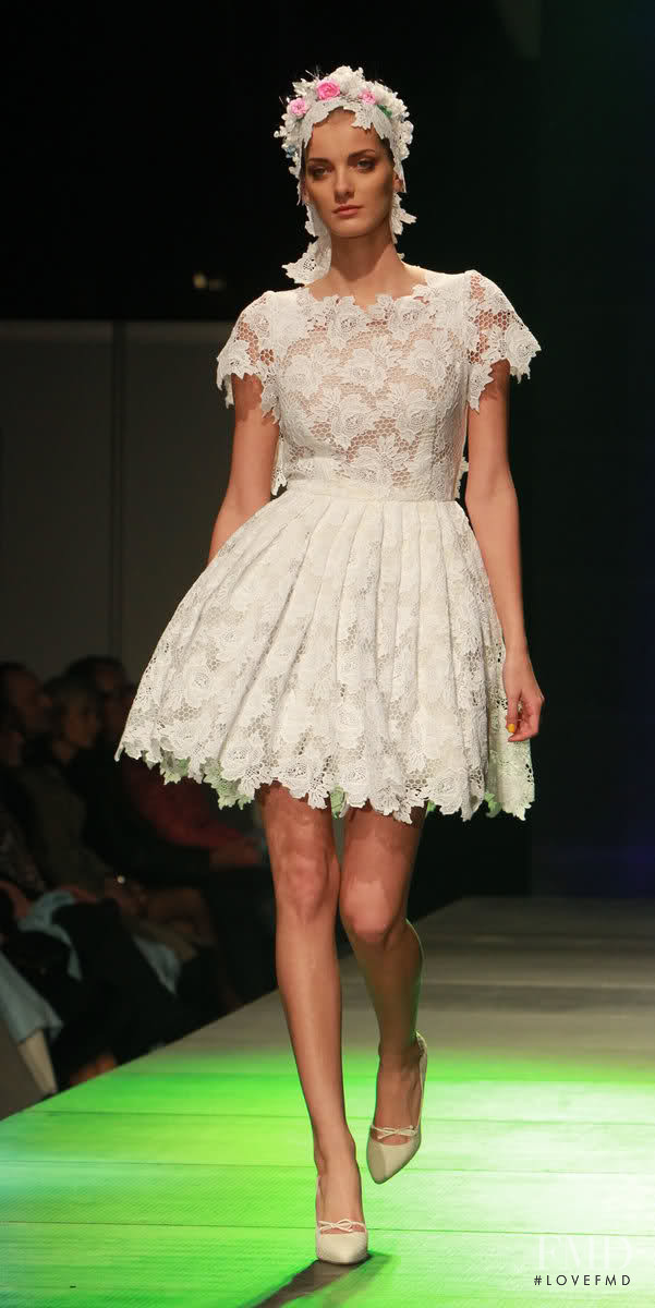 Denisa Dvorakova featured in  the Beata Rajska fashion show for Spring/Summer 2012