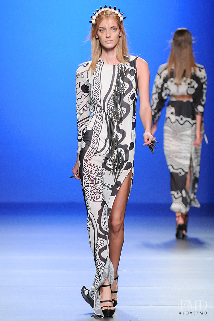 Denisa Dvorakova featured in  the Martin Lamothe fashion show for Spring/Summer 2012