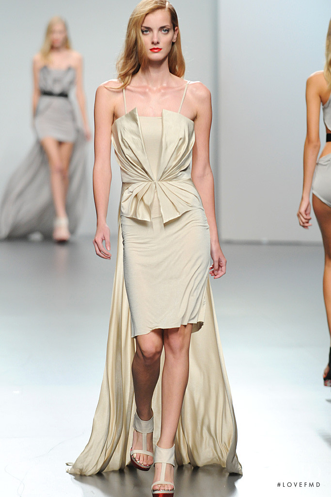 Denisa Dvorakova featured in  the AA de Amaya Arzuaga fashion show for Spring/Summer 2012