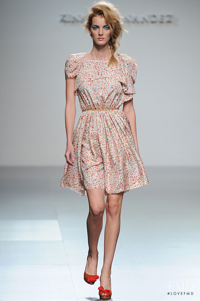 Denisa Dvorakova featured in  the Kina Fernandez fashion show for Spring/Summer 2012