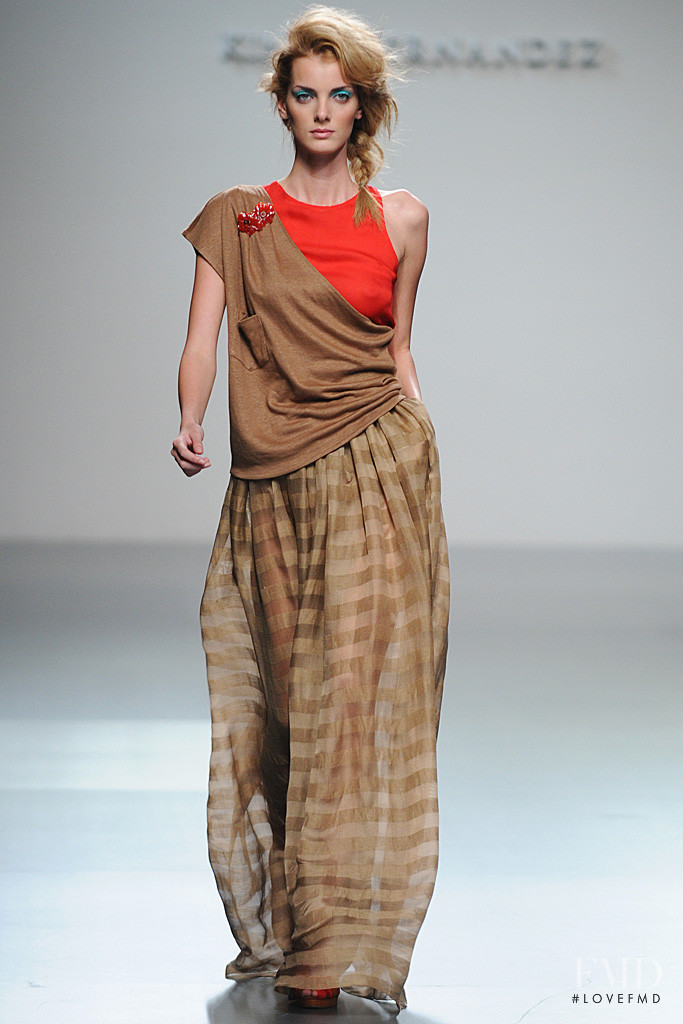 Denisa Dvorakova featured in  the Kina Fernandez fashion show for Spring/Summer 2012