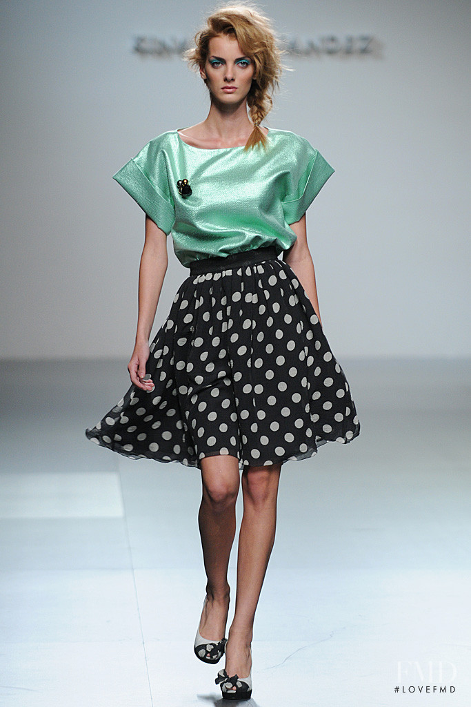 Denisa Dvorakova featured in  the Kina Fernandez fashion show for Spring/Summer 2012