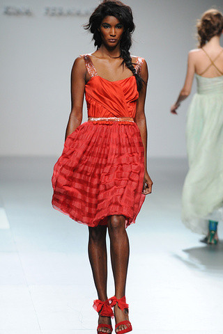 Sessilee Lopez featured in  the Kina Fernandez fashion show for Spring/Summer 2012