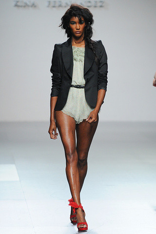 Sessilee Lopez featured in  the Kina Fernandez fashion show for Spring/Summer 2012