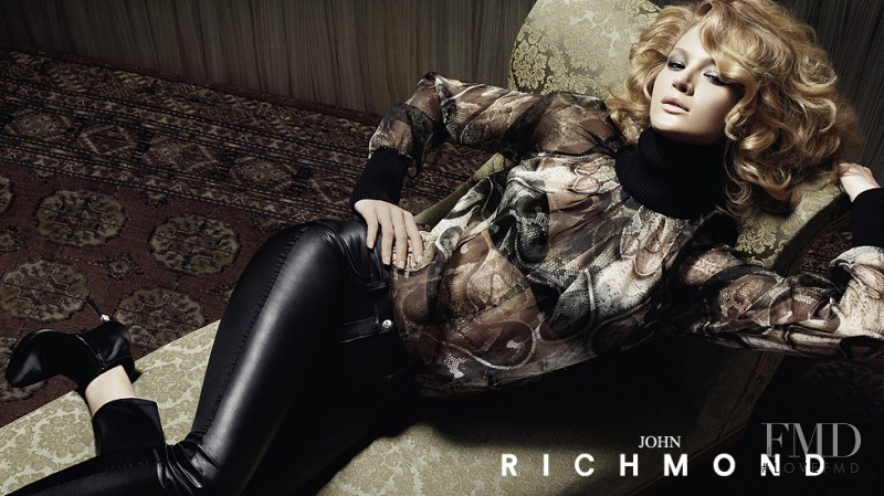 Michelle Buswell featured in  the John Richmond advertisement for Autumn/Winter 2010