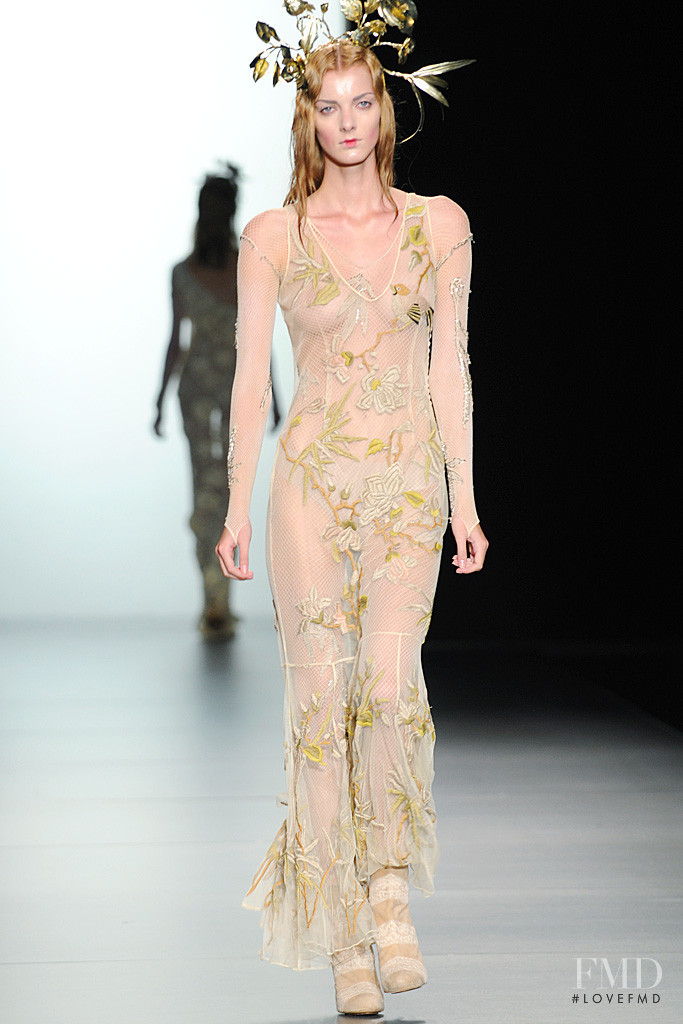 Denisa Dvorakova featured in  the Elisa Palomino fashion show for Spring/Summer 2012