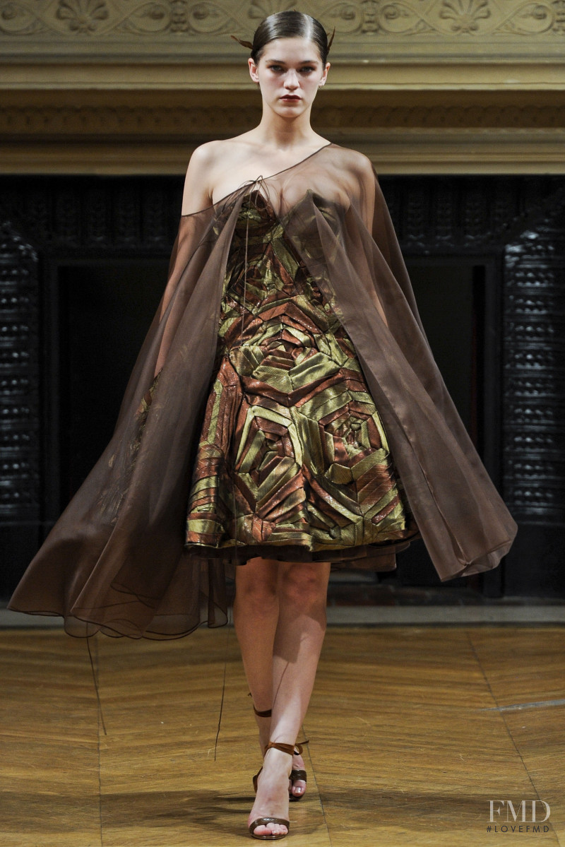 Samantha Gradoville featured in  the Alexis Mabille fashion show for Autumn/Winter 2011