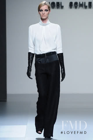 Denisa Dvorakova featured in  the Angel Schlesser fashion show for Autumn/Winter 2011