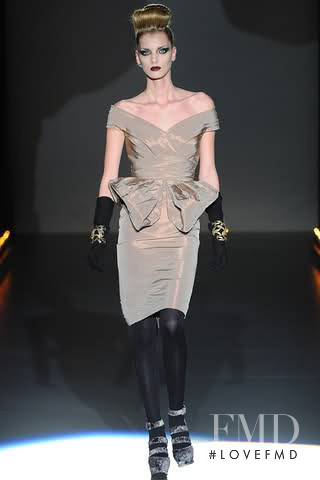 Denisa Dvorakova featured in  the Hannibal Laguna fashion show for Autumn/Winter 2011