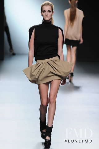 Denisa Dvorakova featured in  the AA de Amaya Arzuaga fashion show for Autumn/Winter 2011