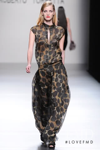 Denisa Dvorakova featured in  the Roberto Torretta fashion show for Autumn/Winter 2011