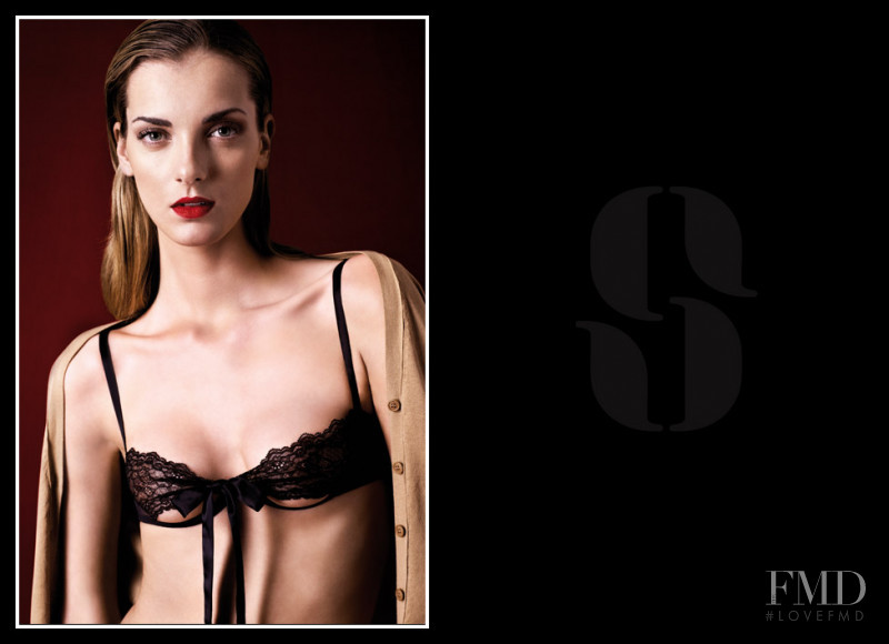 Denisa Dvorakova featured in  the Andres Sarda advertisement for Autumn/Winter 2011