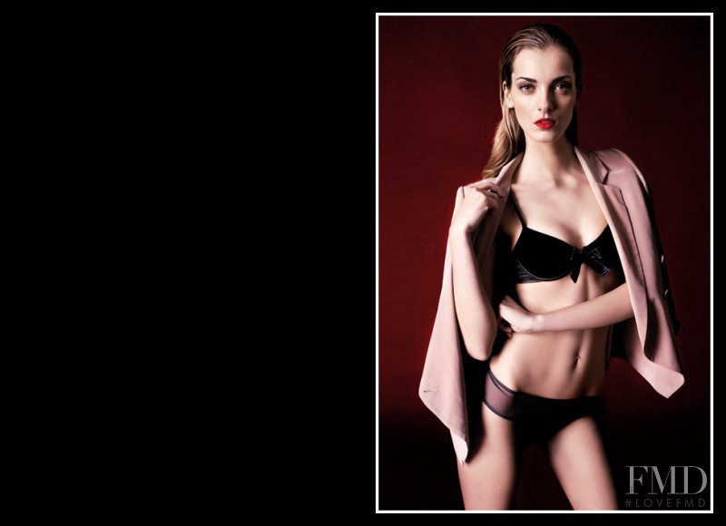 Denisa Dvorakova featured in  the Andres Sarda advertisement for Autumn/Winter 2011