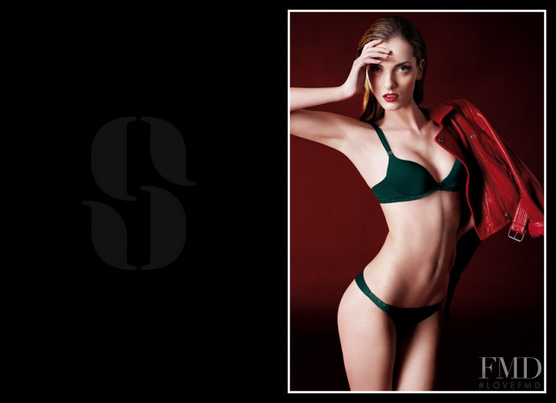 Denisa Dvorakova featured in  the Andres Sarda advertisement for Autumn/Winter 2011