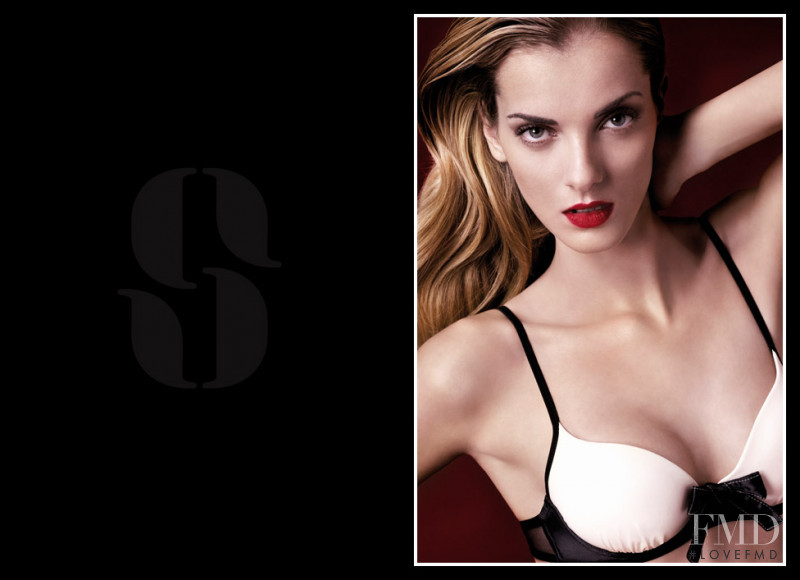 Denisa Dvorakova featured in  the Andres Sarda advertisement for Autumn/Winter 2011