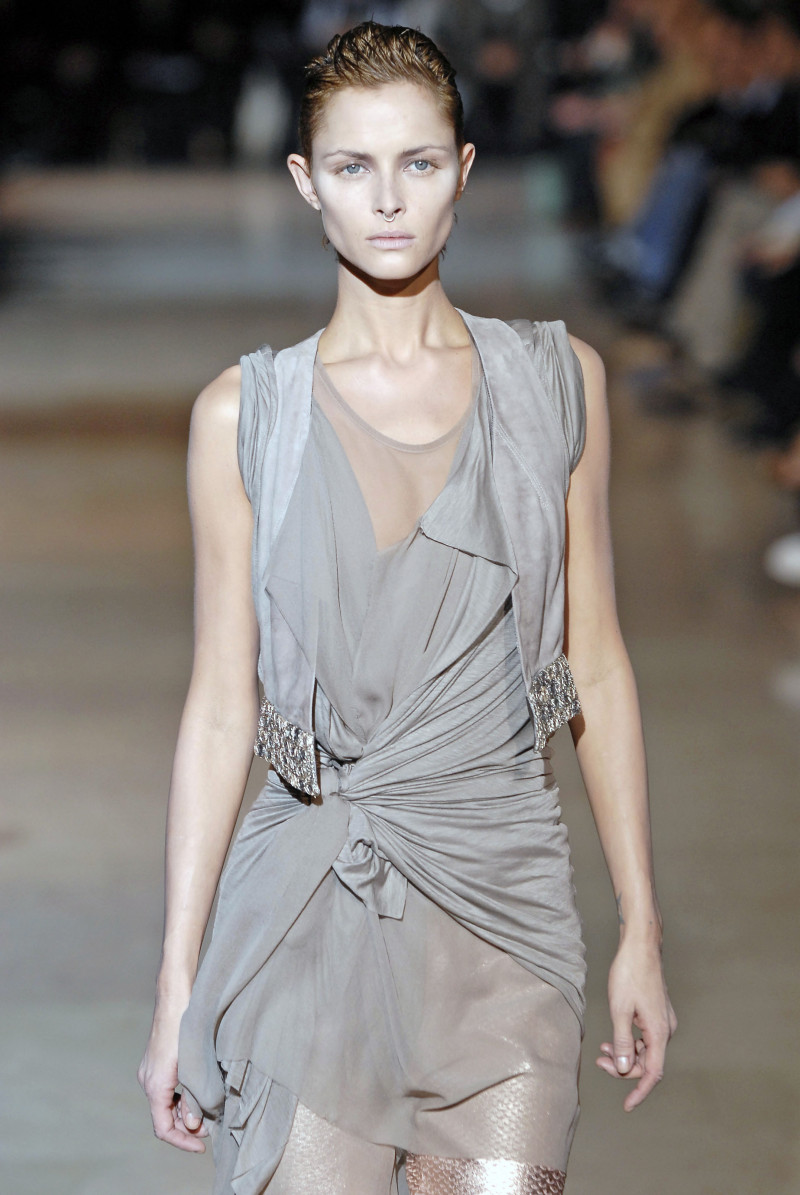 Tasha Tilberg featured in  the Haider Ackermann fashion show for Spring/Summer 2007