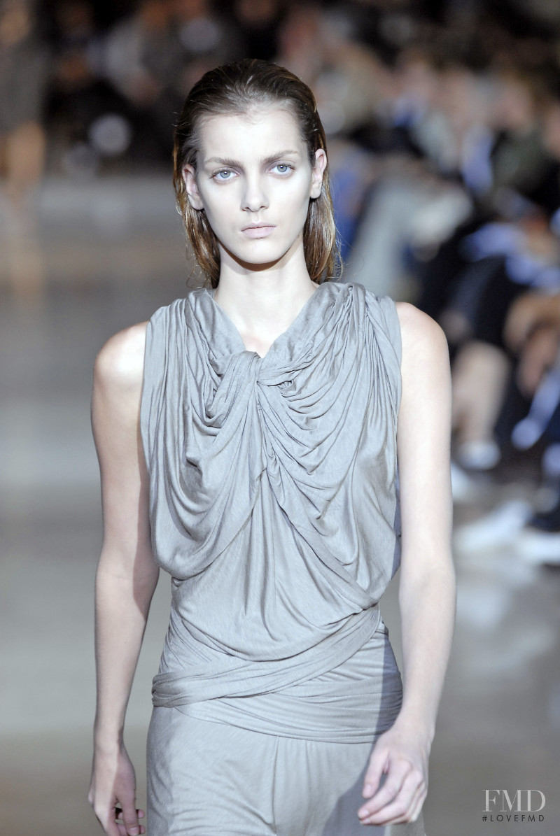 Denisa Dvorakova featured in  the Haider Ackermann fashion show for Spring/Summer 2007