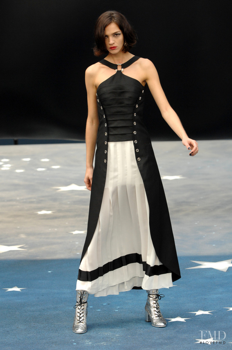 Mariacarla Boscono featured in  the Chanel fashion show for Spring/Summer 2008